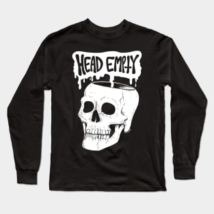 Head Empty Skull Long Sleeve T-Shirt